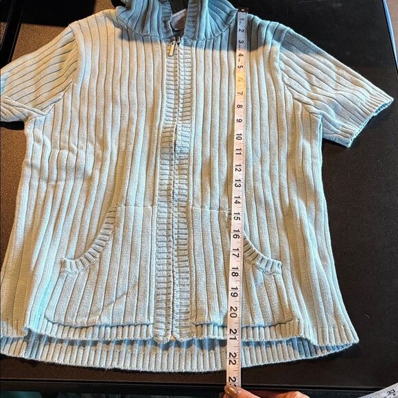 Liz Claiborne Sport short sleeve jacket Y2K Medium Petite - Picture 6 of 6